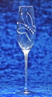 Pohár na šampanské BUTTERFLY, 210 ml, Swarovski, sada 2 ks