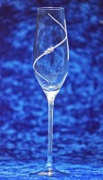 Pohár na šampanské LINE, 210 ml, Swarovski, sada 6 ks